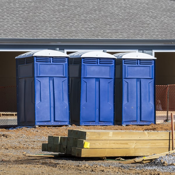 are there any restrictions on what items can be disposed of in the portable restrooms in Thurston New York